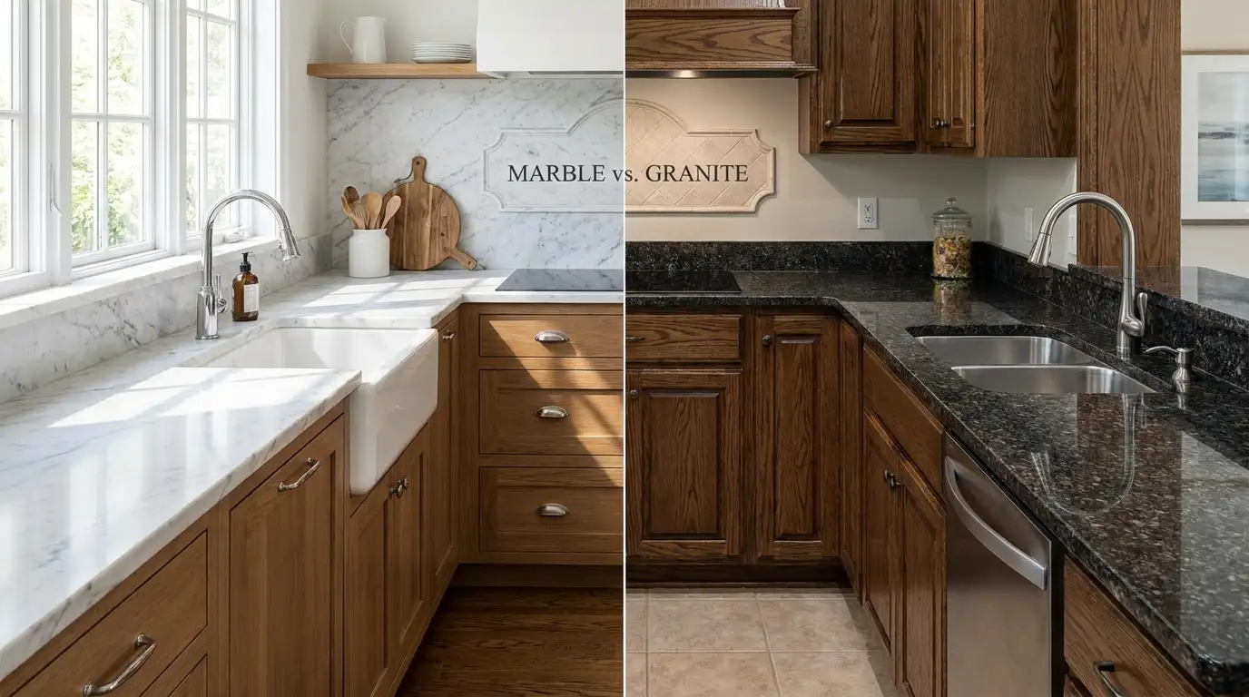 Granite vs Marble: which is better for the kitchen?