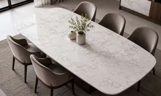Ziarat White Dining Top