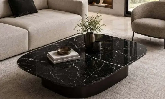 Black Marquina Coffee Top