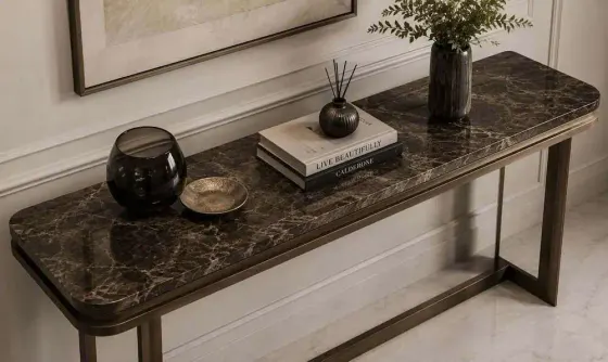 Emperador Dark Console Top