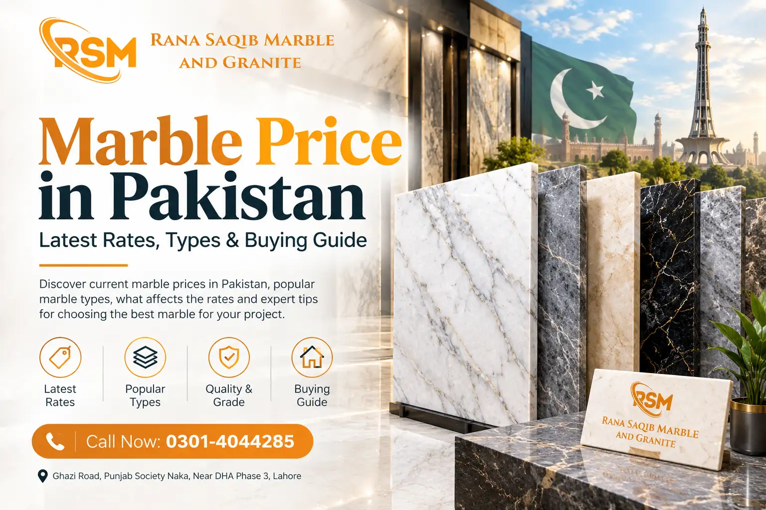 Marble Price in Pakistan: Latest Rates & Complete Buying Guide